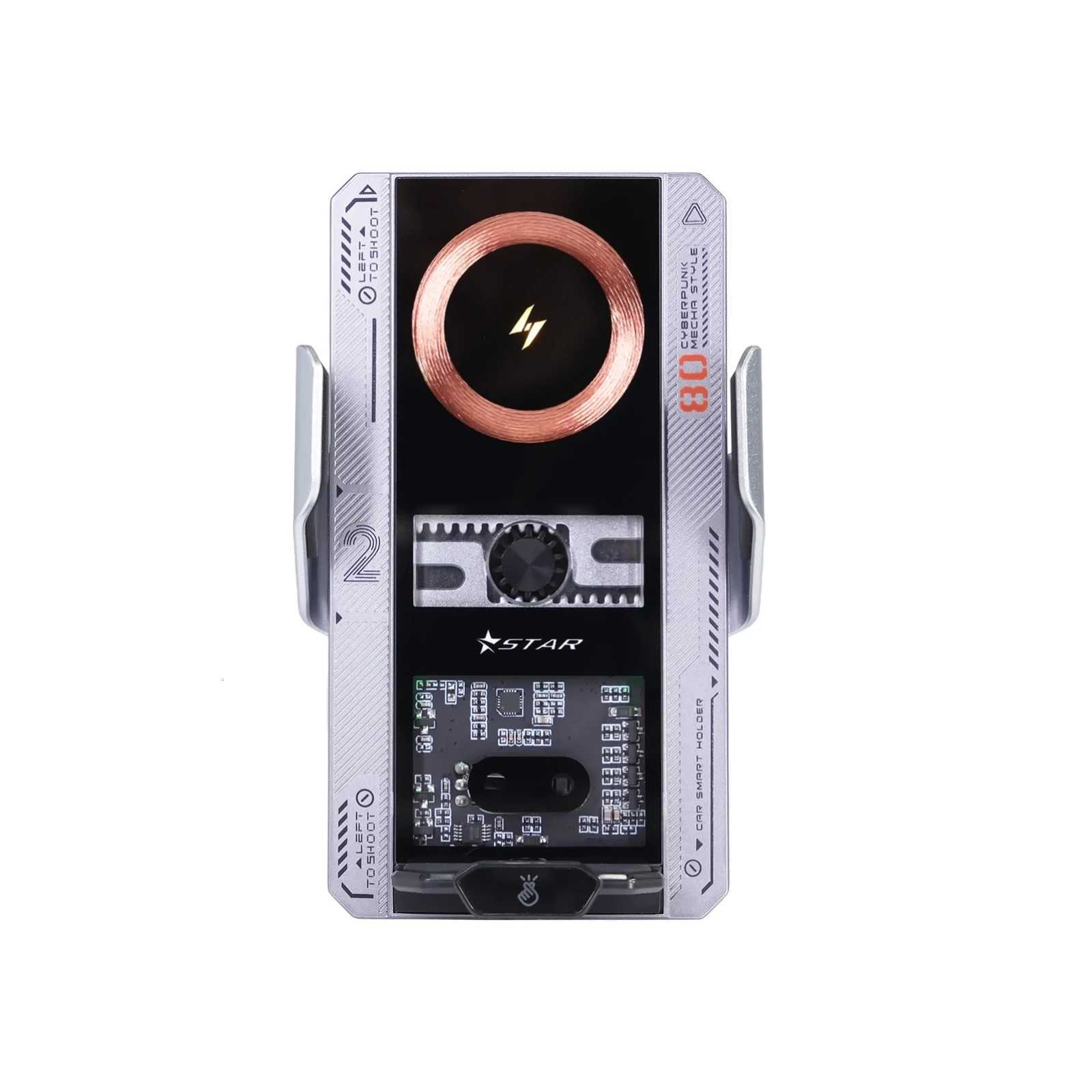 Car Wireless Charger Magnetic Auto Car Holder Phone Mount For iPhone Infrared Induction 66W Fast Charging Station C251210