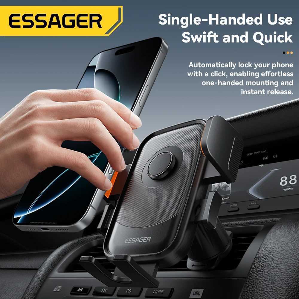 Essager Air Vent Phone Holder Mount Hands- Universal Cell Phone Mounts 360 Rotation for iPhone 16 15 C251210