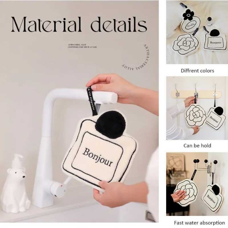 luxury NEW Double-thickness Hand Towel Hanging Double-layer Thickened Speed Dry Kitchen Towel Hand Towel Kitchen and Bathroom Foot C251210