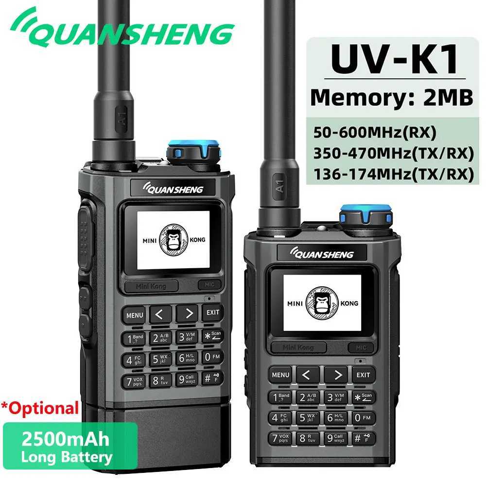 Quansheng UV K1 Mini Walkie Talkie Multi-Band Communication Two Way Radio Ham Amateur Long Range Wireless Set Transceiver M251210