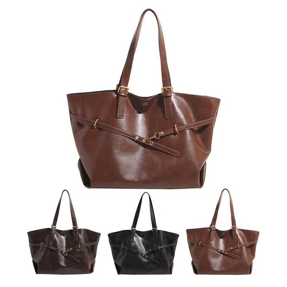 Large Capacity Casual Cmuter Tote Bag for Wen New Style Versatile Polyer Li Zipper Closure Soft PU Leather Bag Y251209