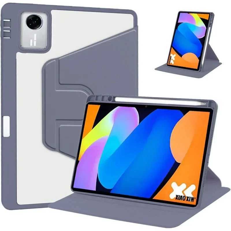 For Idea Tab 11 Case with Pencil Holder 360 Rotating Acrylic Stand Tablet Cover For Idea Tab 11 tb336fu tb336zu Case H251210