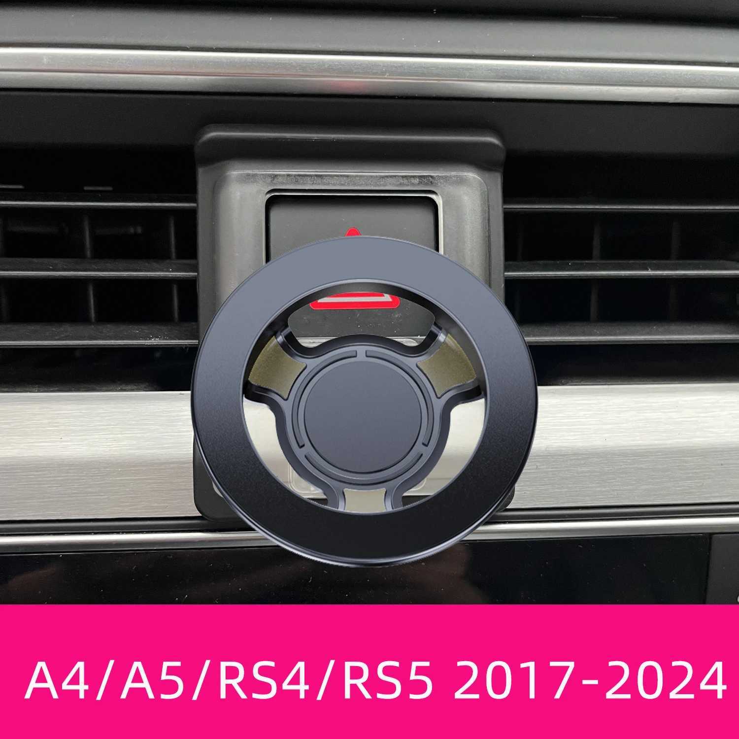Car Phone Holder For Audi A4A5RS5RS4 2017-2024 Air Vent Mount 360 Rotate GPS Mobile Magnetic Stand Accessories C251210