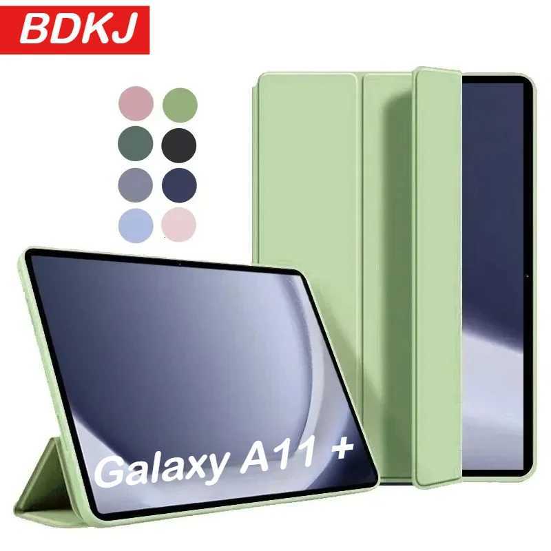 2025 New for Galaxy Tab A11 Plus A9 2025 S11 S10 Lite FE Case 11 Flip Stand Magnetic Soft Liquid Silicone Back Cover H251210