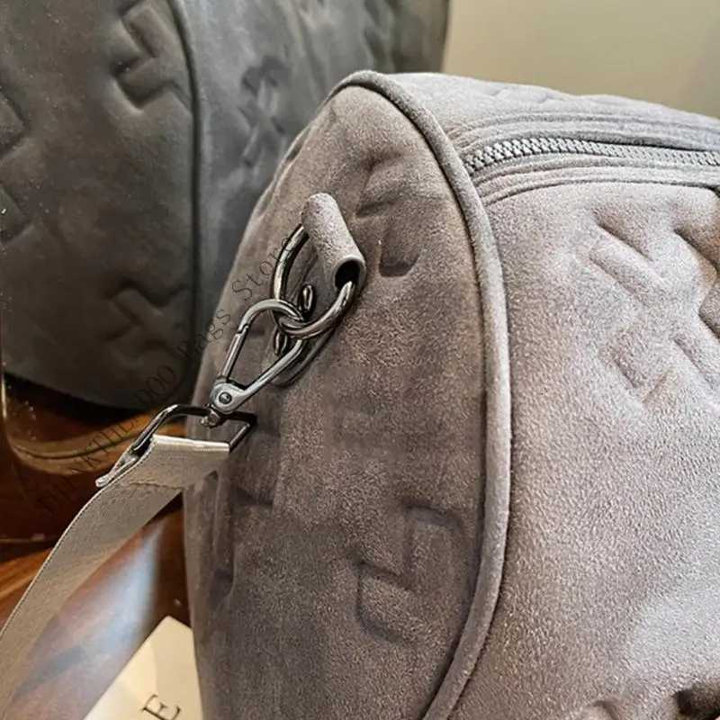 D0LF Travel Bag Fitness Bag Gym Bag Korean Styles Shoder Bag PU Leather Sport Bag Large Capacity Training Bag Weekender Bag Y251209