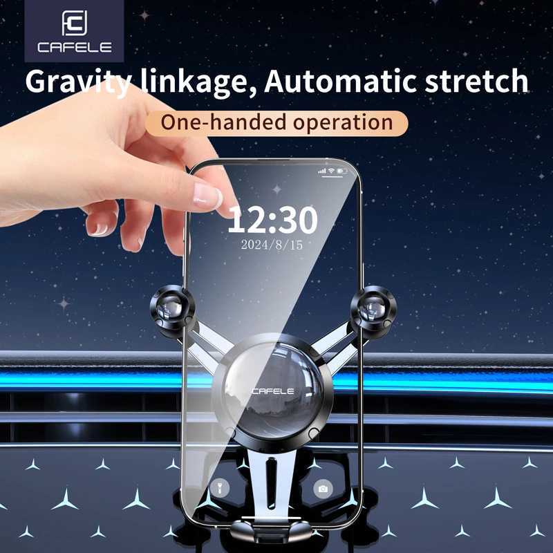 CAFELE Gravity Car Phone Holder Air Vent Hook Mount Mobile Cell Stand GPS for iPhone Universal Bracket in Car C251210