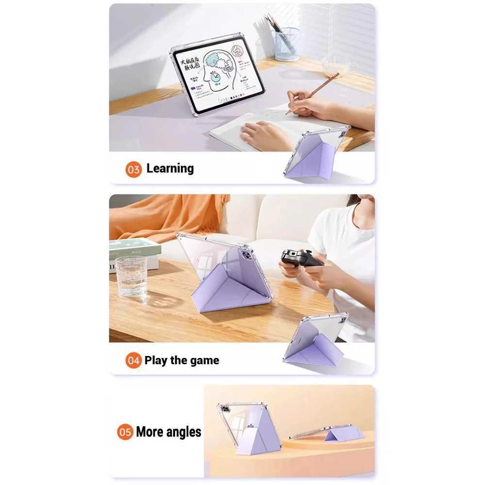 For Tab S10 124 inch S7 S8 S9 11 FE 109 Plus Case Magnetic Smart Cover For Tab A9 87 Plus 11 A8 Pencil Holder Funda H251210