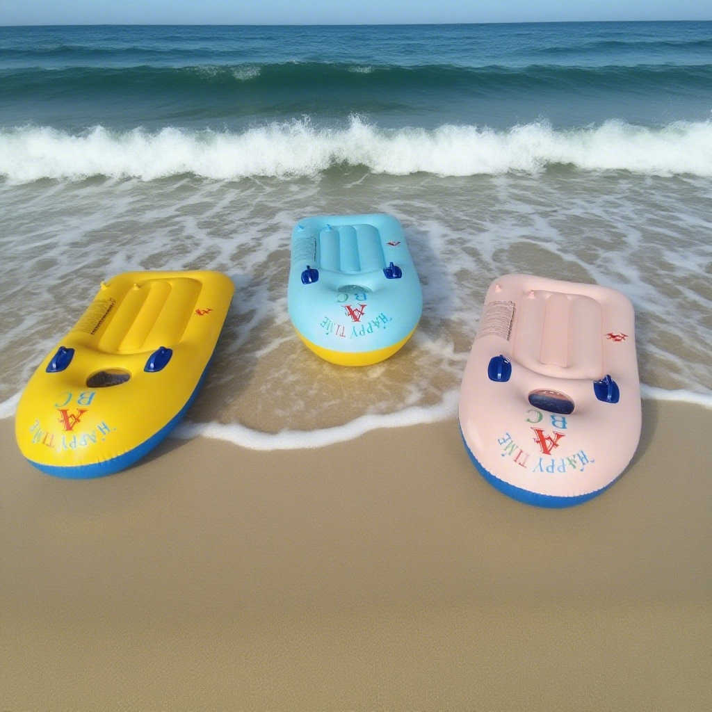 Customized PVC Thickened Peacock Open Screen Inflatable Mount Floating Drainage Floating Bed Recliner Swimming Bed Swimming Circle J250412