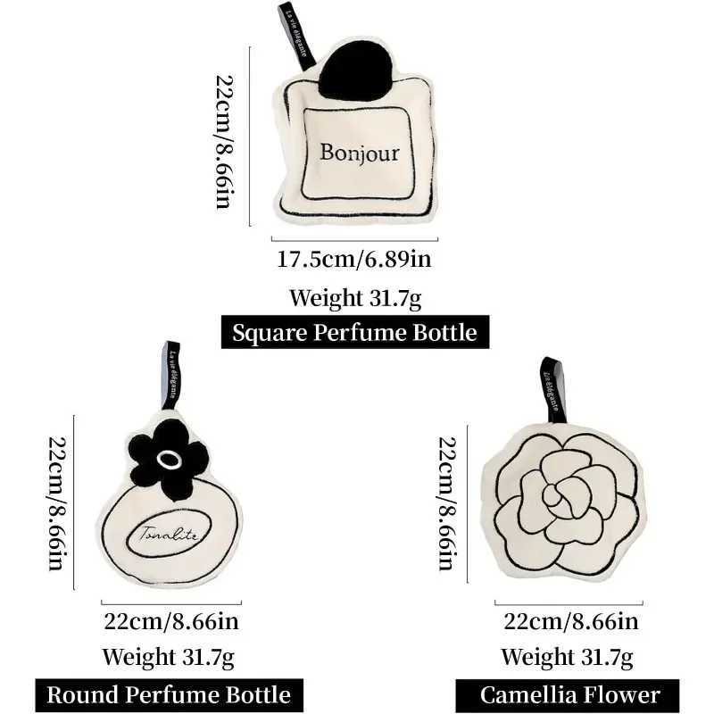 luxury Hand Towel French Minimst Speed Dry Face Towel Hangable Double-layer Thickened Absorbent Hand Cloth for Bathroom Kitchen C251210