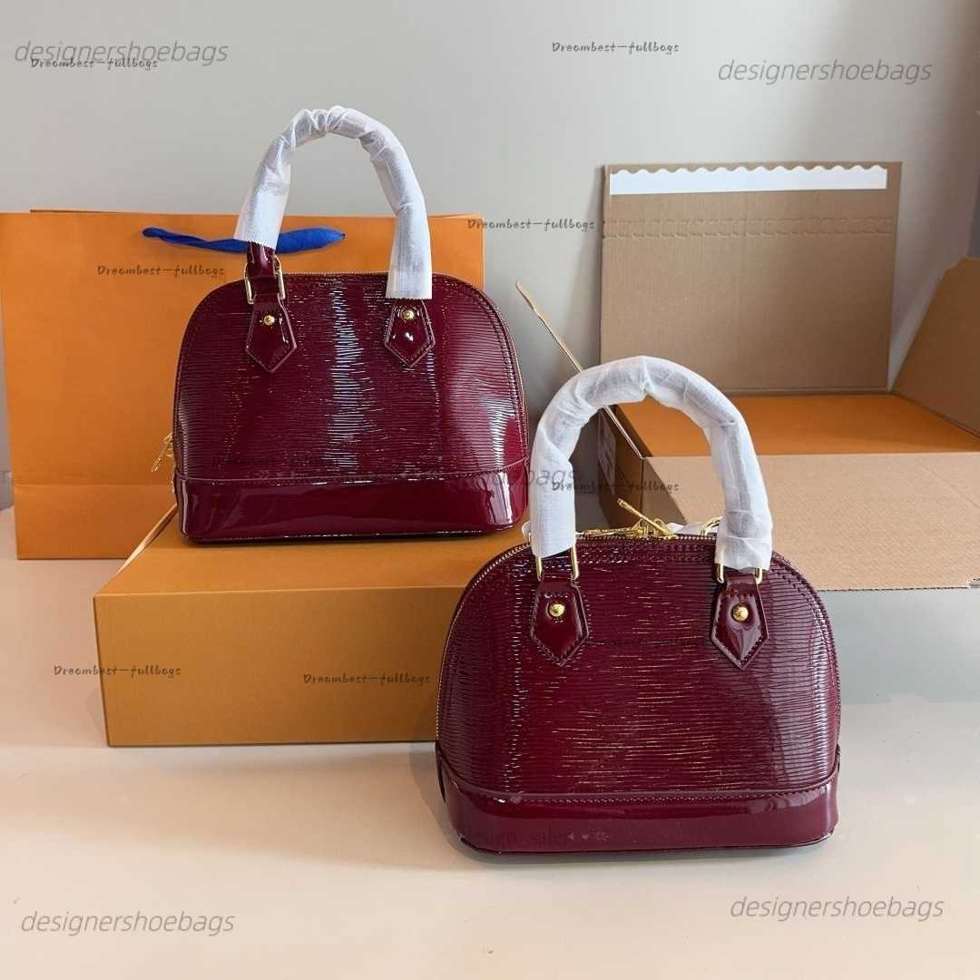 2025 Shoulder Bags High quality New almas bb Ladies crossbody Evening bag Original designer handbag mirror quality leather chain bag embossing tote Luxruy shell bag