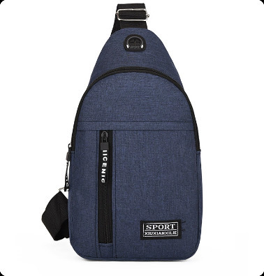 Black PU Material Simple Retro Fashion Men Crossbody Bag Sling Bag 250915