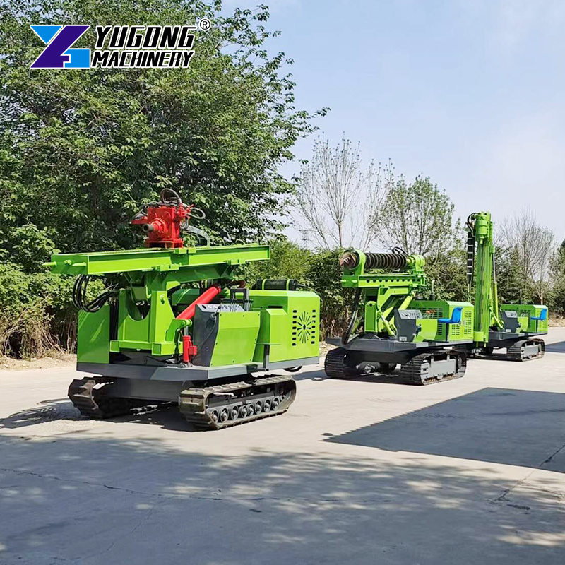 Crawler Solar Pile Driver for Non-Highway Guardrail Installation: The Perfect Solution for Enhancing Road Safety