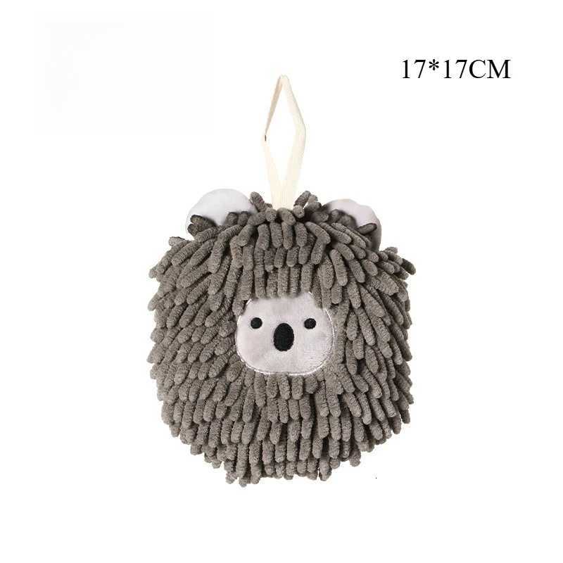 Hanging Type Absorbent Thick Hand Towel for Bathroom Kitchen Cute Animals Handball Wiping C251210