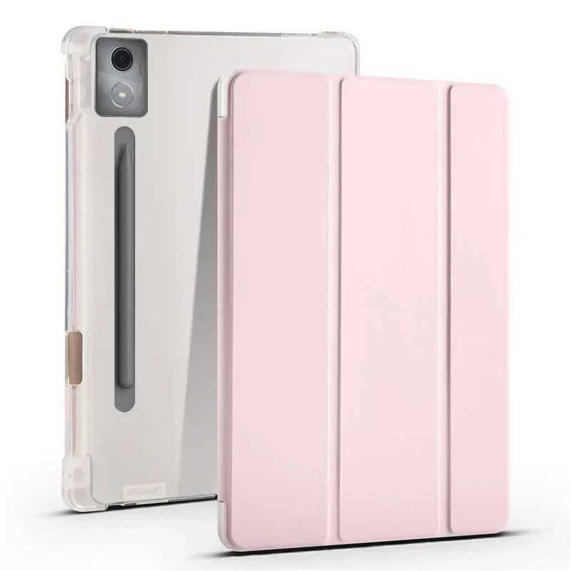 For Idea Tab Pro Case TB373FU with Pencil Holder PU Leather Soft Back Stand Cover for Xiaoxin Pad Pro 2025 TB375FC 127 H251210