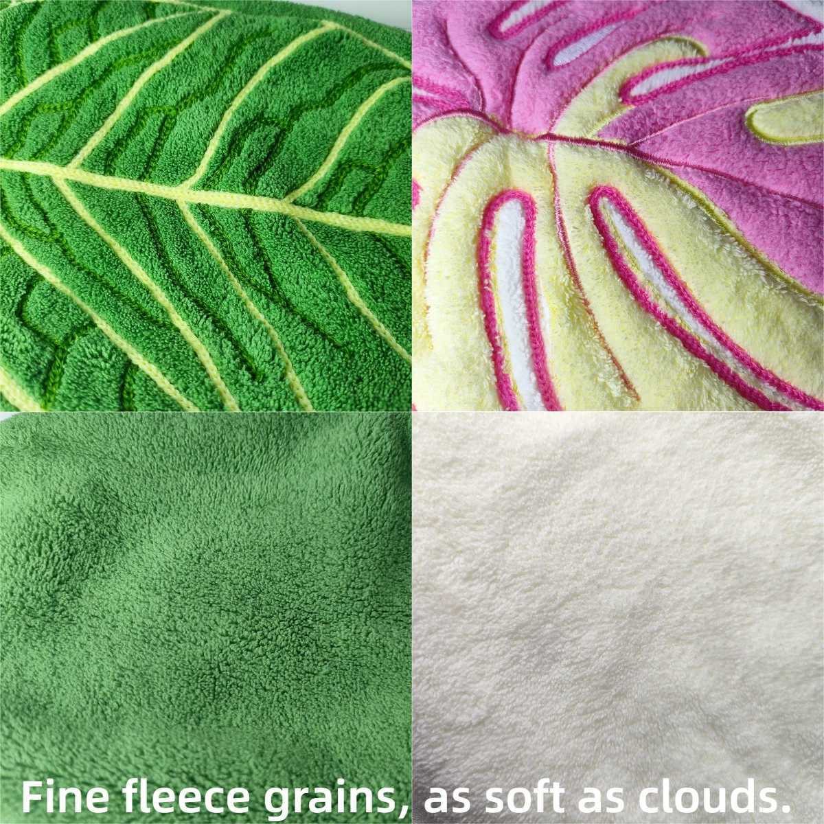 Cute Coral Fleece Handkerchief Thick Soft Hanging Towel Must-have for Home Kitchen Bathroom C251210