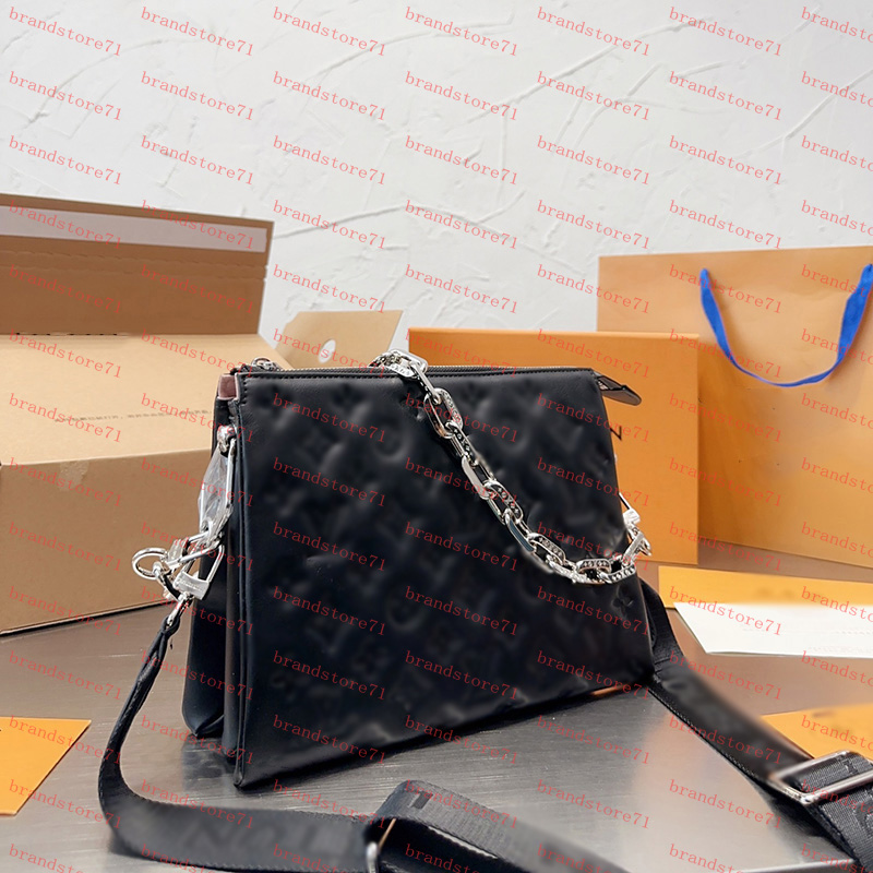 10A Genuine Leather Hot Designer Womens Coussin PM Shoulder Bags Crossbody Bag Gold Chain Totes Handbags Tote Bag Walletss Inside Compartments Backpack