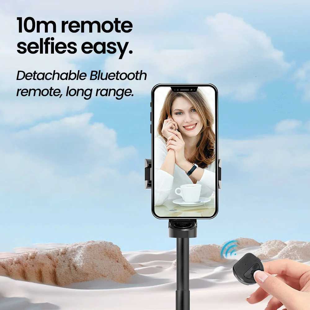 Mini Selfie Stick Wireless Portable Telescopic Mtifunctional Phone Holder Tripod Extendable For iPhone Video C251210