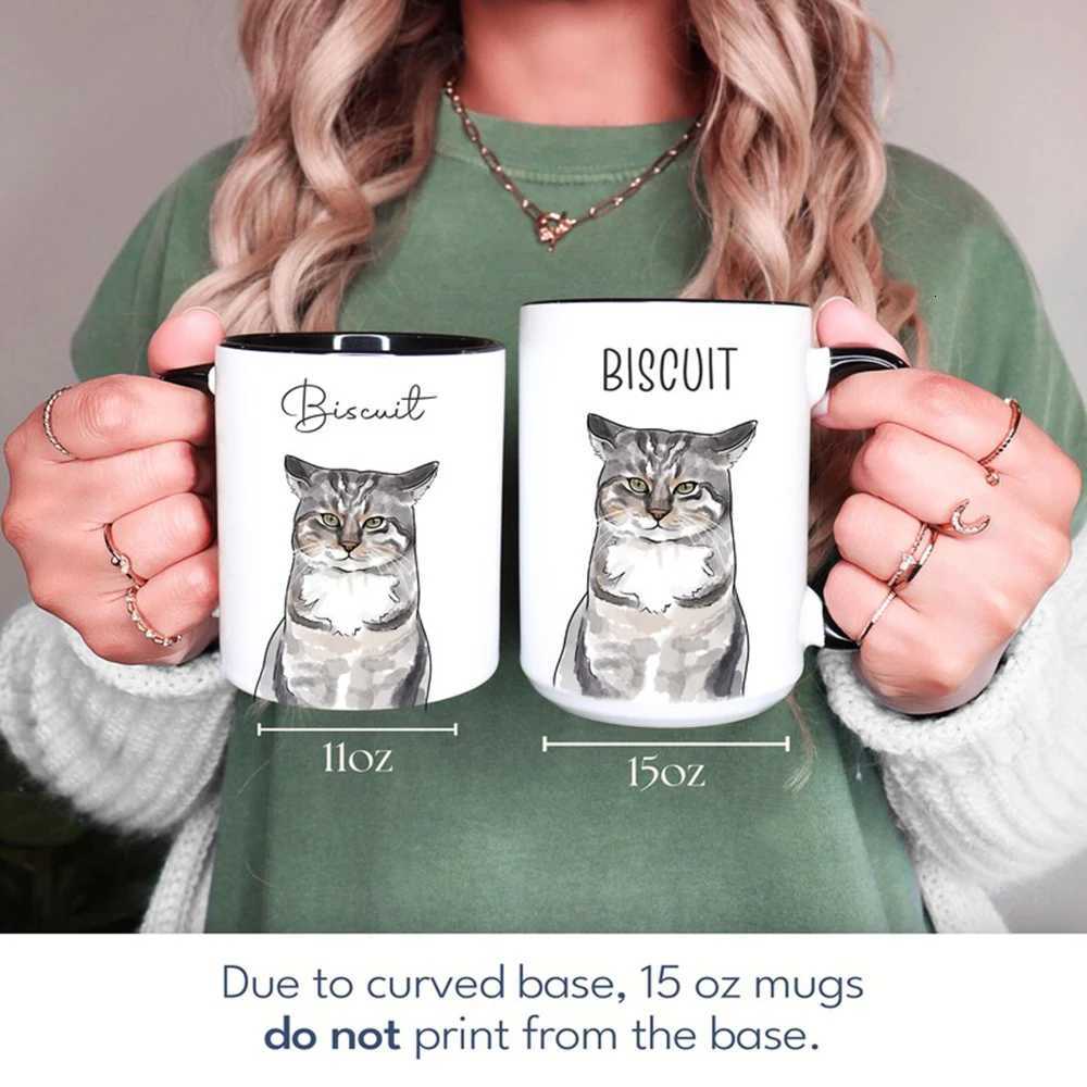 Customize Mugs With Pet Photos Featuring Cat Portraits In Photos Personzed Cat Mom Cups And Dog Cups As Gifts For Pet Owners C251210