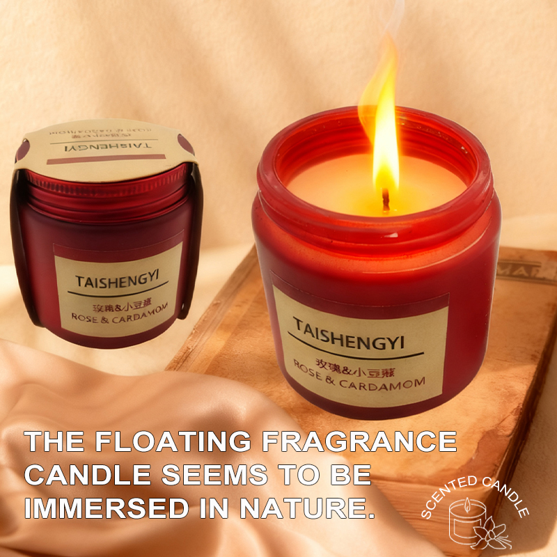 Incense Retro Glass Jar Scented Candles (90g Each): Aromatherapy Candles for Home Relaxation