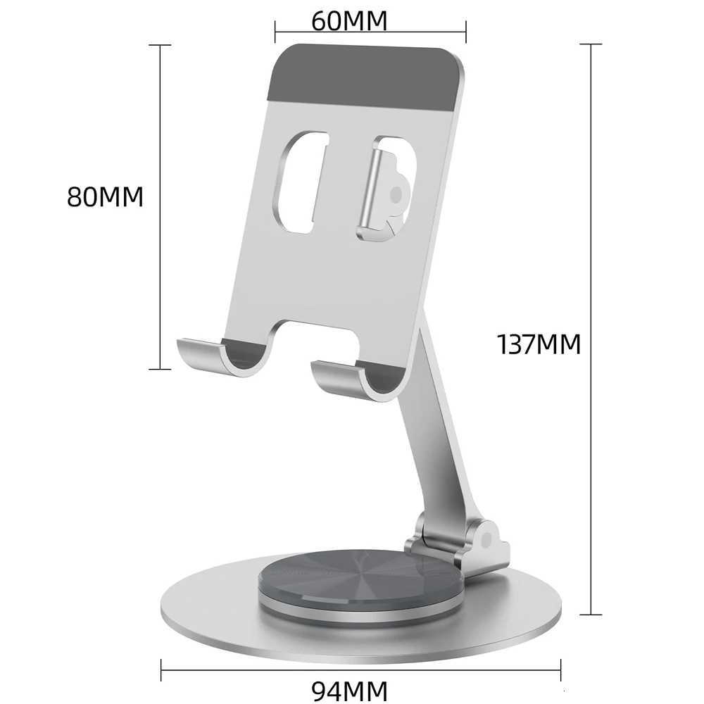 Metal 360 Rotating Desk Mobile Phone Holder Stand for iPhone Cellphone Smartphone Mobile Phones Ipad Telephone Reader C251210