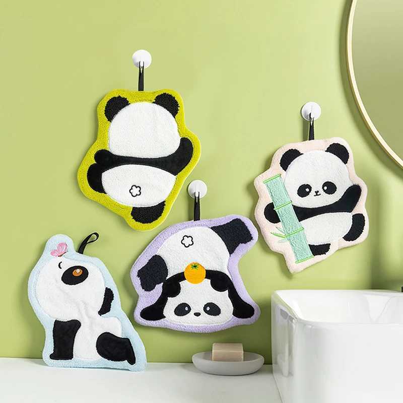 Cute Panda Hand Towel Absorbent And Quick-Dry Towel Thickened Towels For Kitchen And Bathroom Multi-Purpose Towel For Home C251210