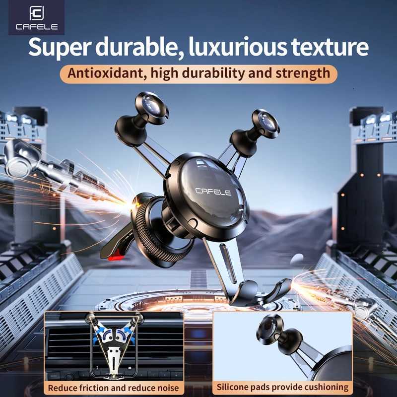 CAFELE Gravity Car Phone Holder Air Vent Hook Mount Mobile Cell Stand GPS for iPhone Universal Bracket in Car C251210