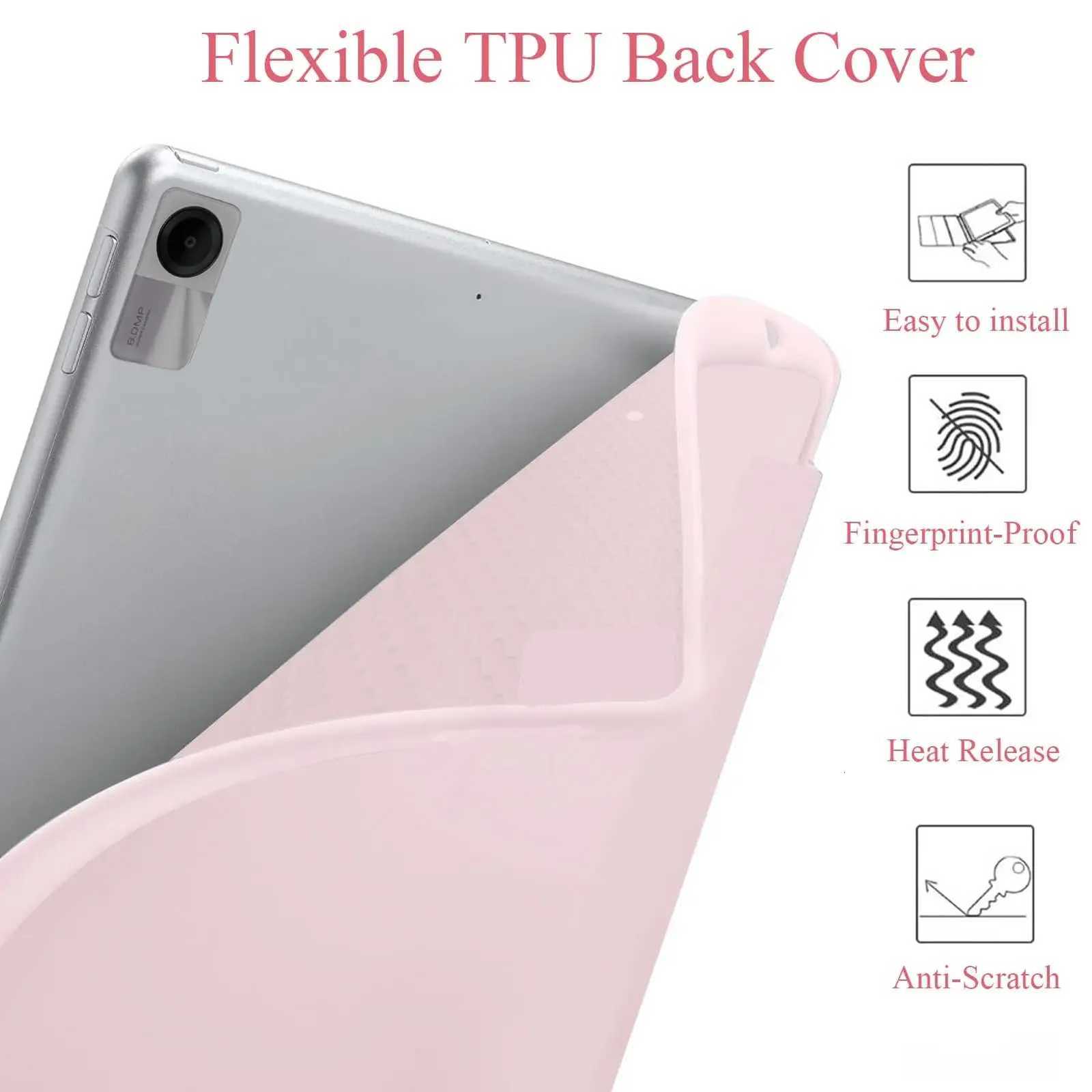 Case for Redmi Pad SE 11 inch 2023 Tablet Slim Thin Light Soft Protective with Auto Sleep/Wake Folding Stand Smart Cover H251210