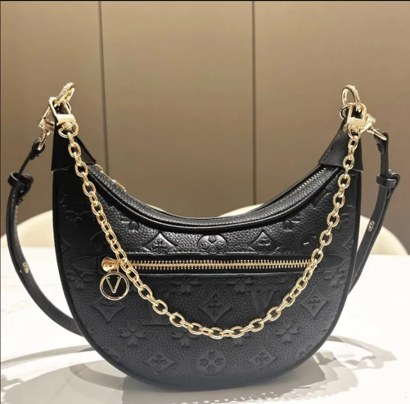 Loop bag Croissant bags shoulder hobo designer Purse M21752 Cosmetic half-moon baguette underarm Handbag crossbody Metal Chain Collection denim luxury Women