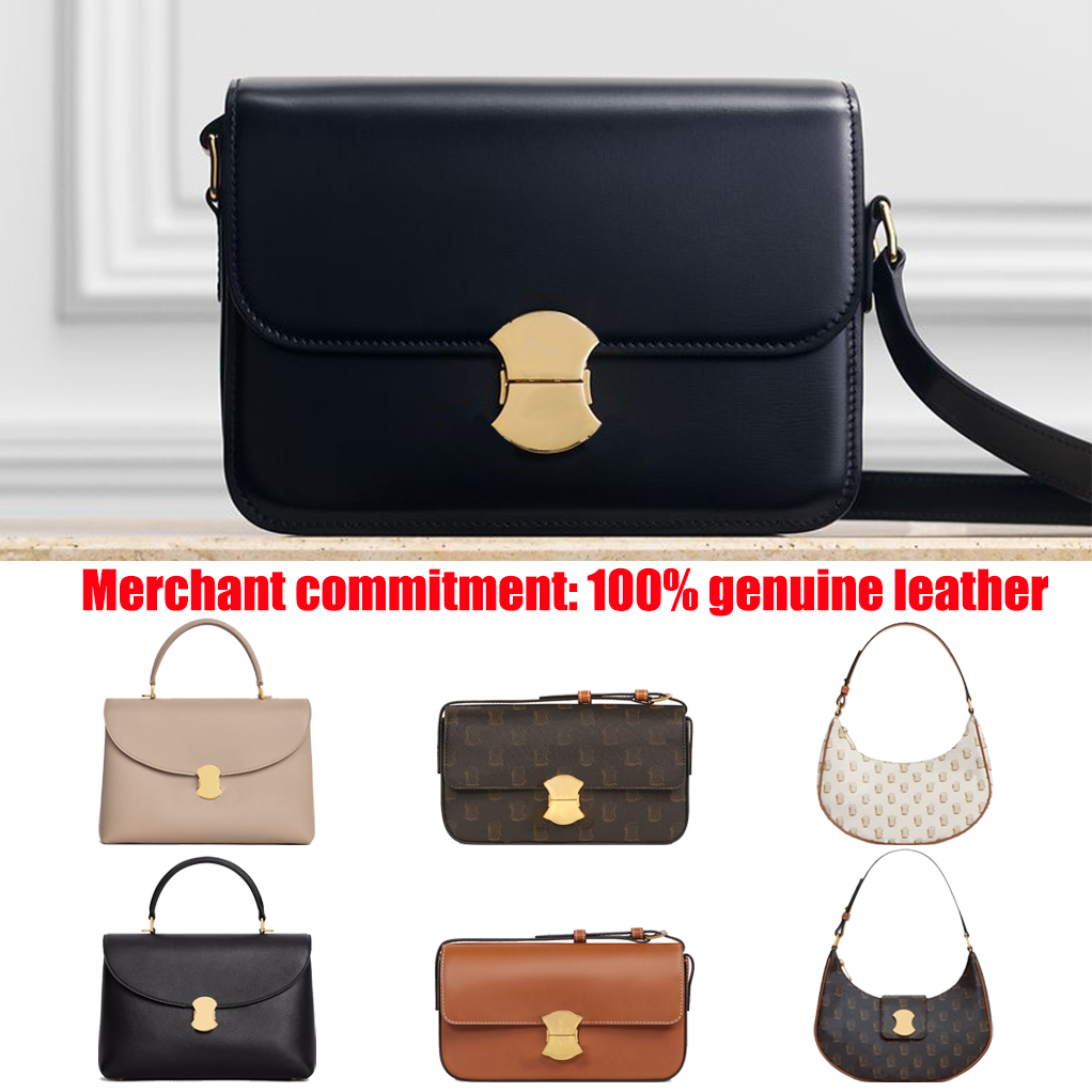 Designer bags tote Luxury handbags teen triomphees Shoulder Bag Womens mens genuine leather Clutch crossbody bag fashion bag Metal buckle Underarm Evening Bags