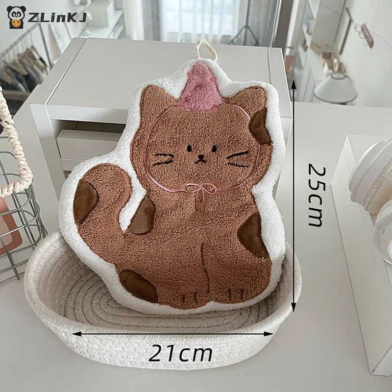 1Pcs Cartoon Hand Towel Quick Drying Simple Pattern Quick Drying Hand Towel For Kitchen Bathroom C251210
