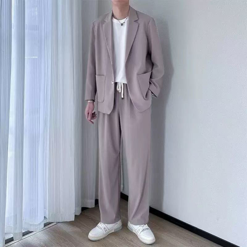 T2606 Suit Set for Men and Women, Formal Slim Fit Three-Piece Suit, Groom's Wedding Attire Jacket