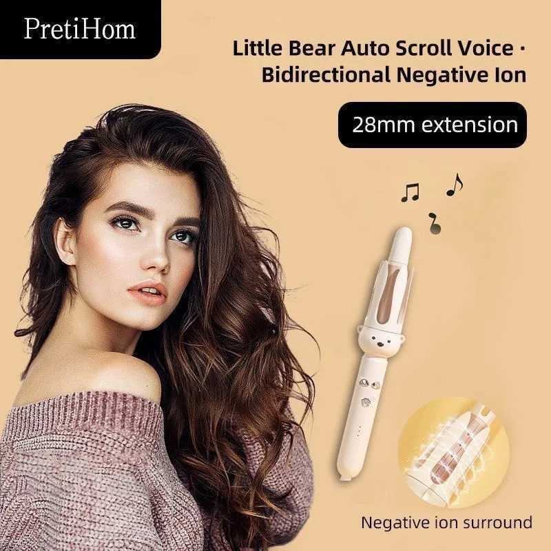 Fully automatic curling stick lazy curling tool electric rotary curler large curling without damaging hairT251210