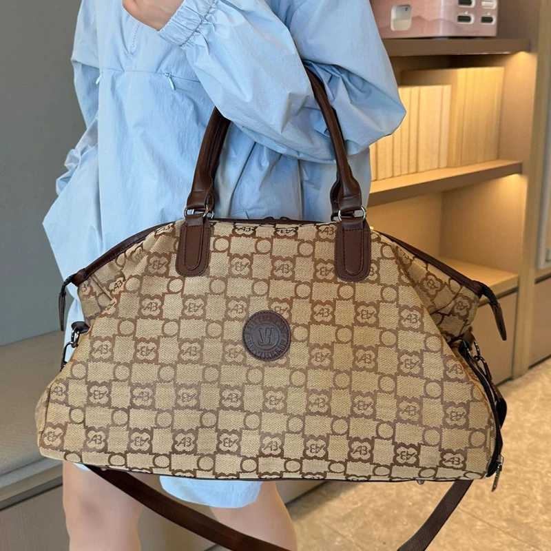 Wen Large Capacity Oxford Cloth Travel Bag Fitness bag Shoder Bag Crossbody Cmuting Short Distance Business Bag Y251209