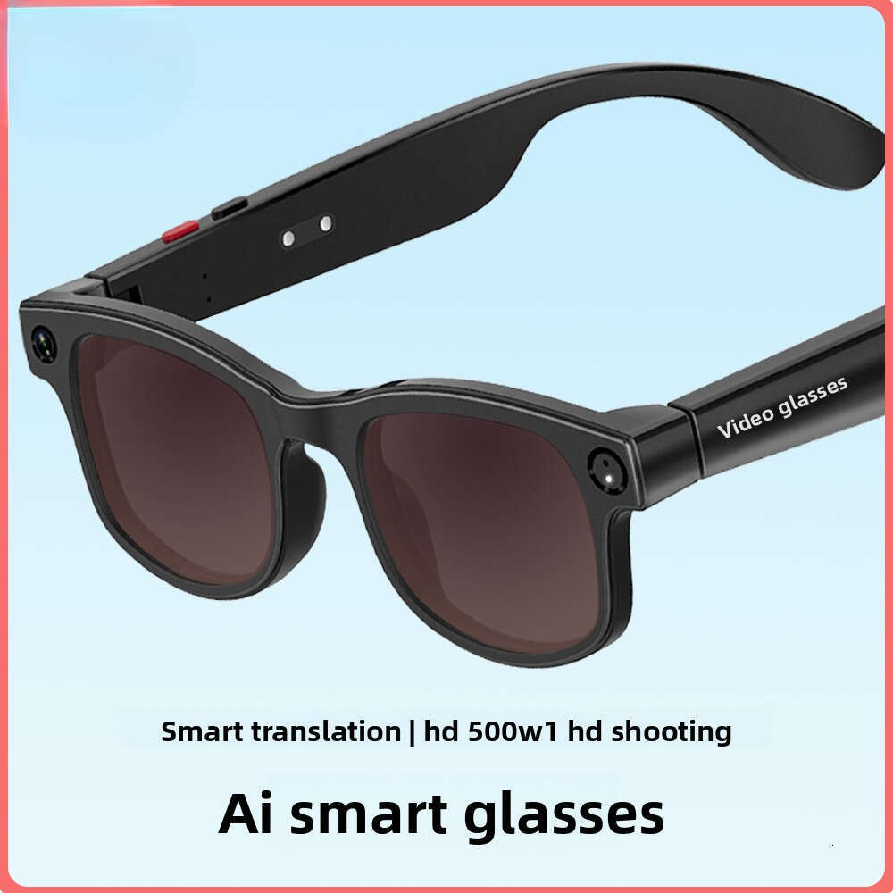Famous Brand Smart AI Glasses Million Pixel HD Shooting Photo Translation Bluetooth Music Three In One Multifunctional designer Sunglasses