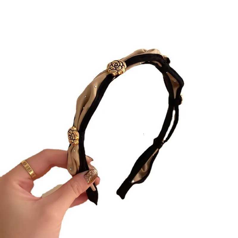 2025 New lia Temperament Hair Bands for Wen Vintage Pleated Bowknot band Girls Fashion Hair Bands Hair Accories Y251210