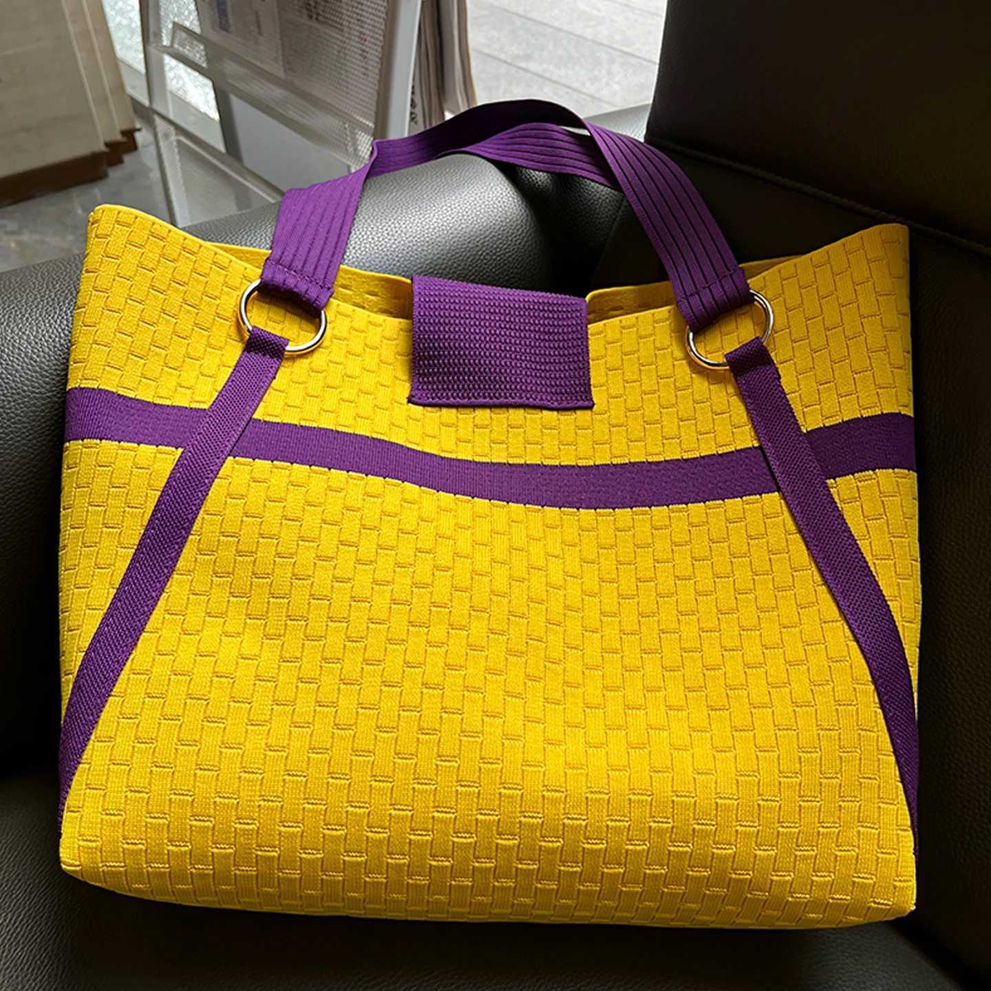 Luxury Minimalist Wen Large Capacity Cmuting Horiztal Single Shoder Diagal Portable Tote Bag for Work Travel Parties Y251209