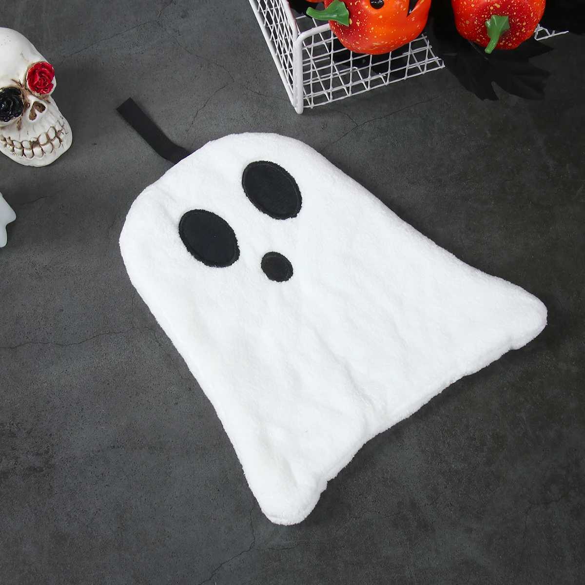 2pcs Black Cat Hand Towel Cute Handkerchief Towels Halloween Decoration 2025 Kitchen Towels for Hands Super Absorbent Towel C251210
