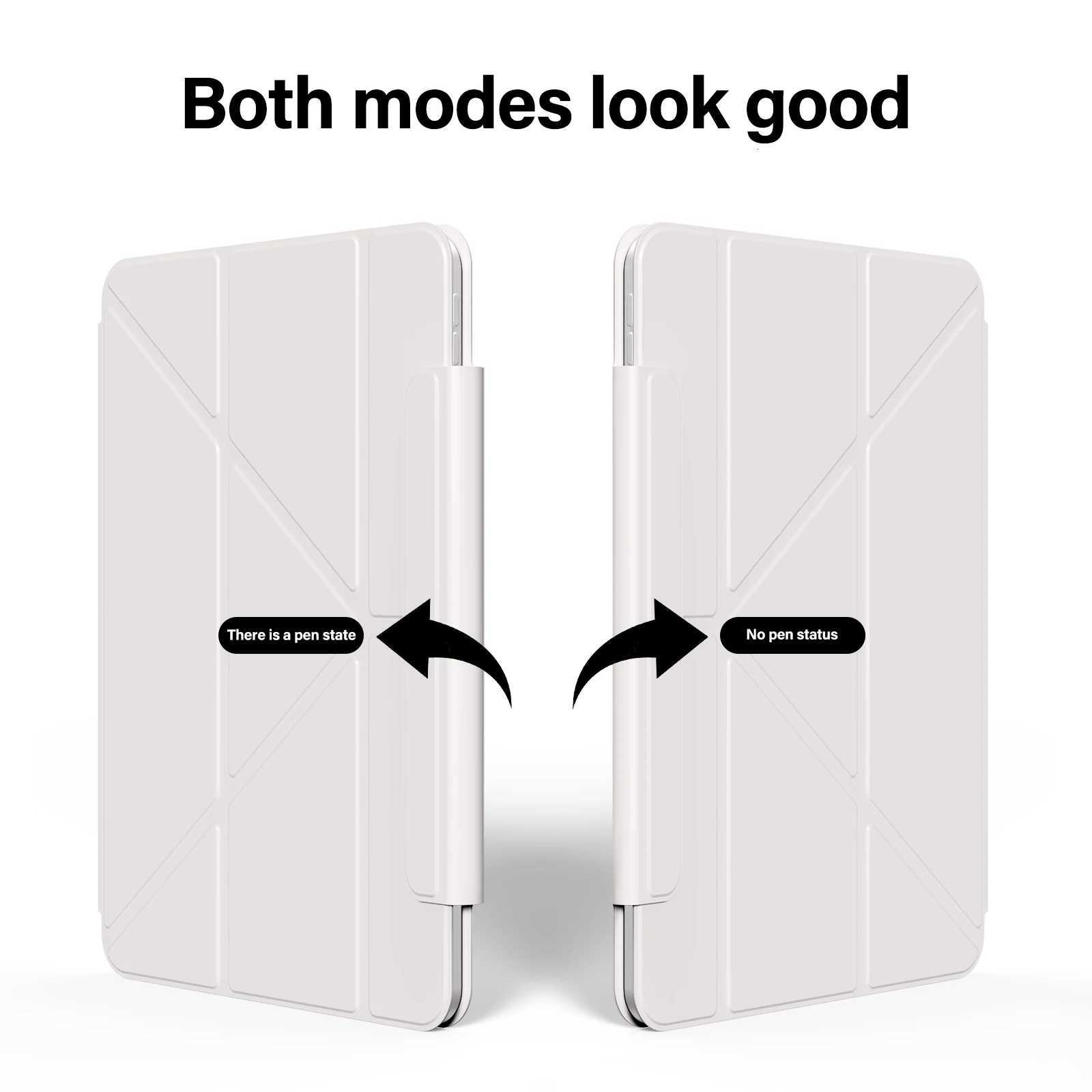 ZOYU Case Magnetic for iPad Pro 11 13 inchFor iPad Pro 129 Air 11 Ai/5 109 With Magnetic Detachable Y-Shaped Folding Cover H251210