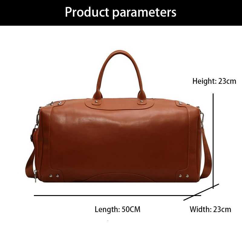 Persali Custi PU Handbag Waterproof Sports and Fitness Bag With Gym Bag Swimming Bag Printed Name Pattern Y251209