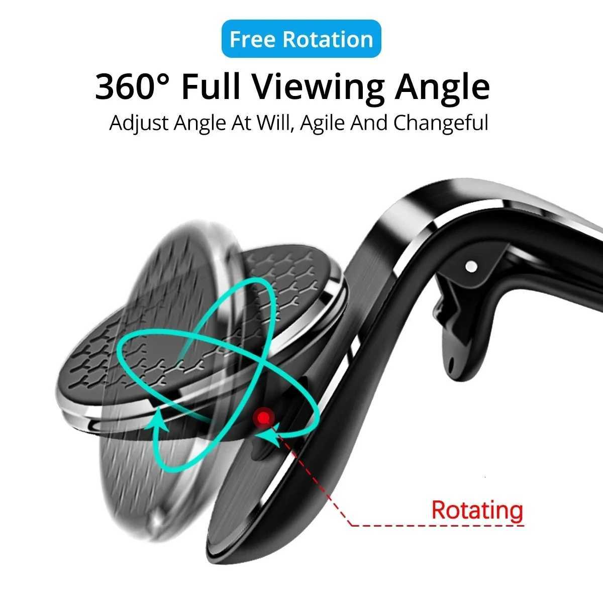 Car Magnetic Phone Holder Stand Air Vent Magnet Car Mount GPS Smartphone Mobile port In Car Bracket for iPhone Samsun C251210