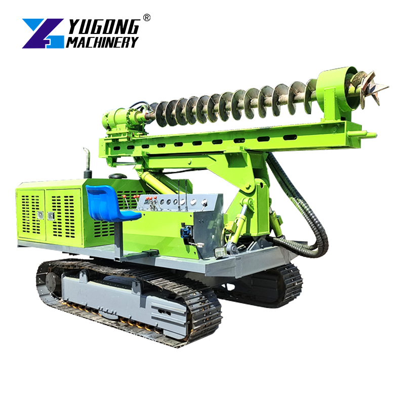 Best Performance 2-6m Crawler DTH Hammer Piling Driver | Earth Screw Pile Drive Machine Price