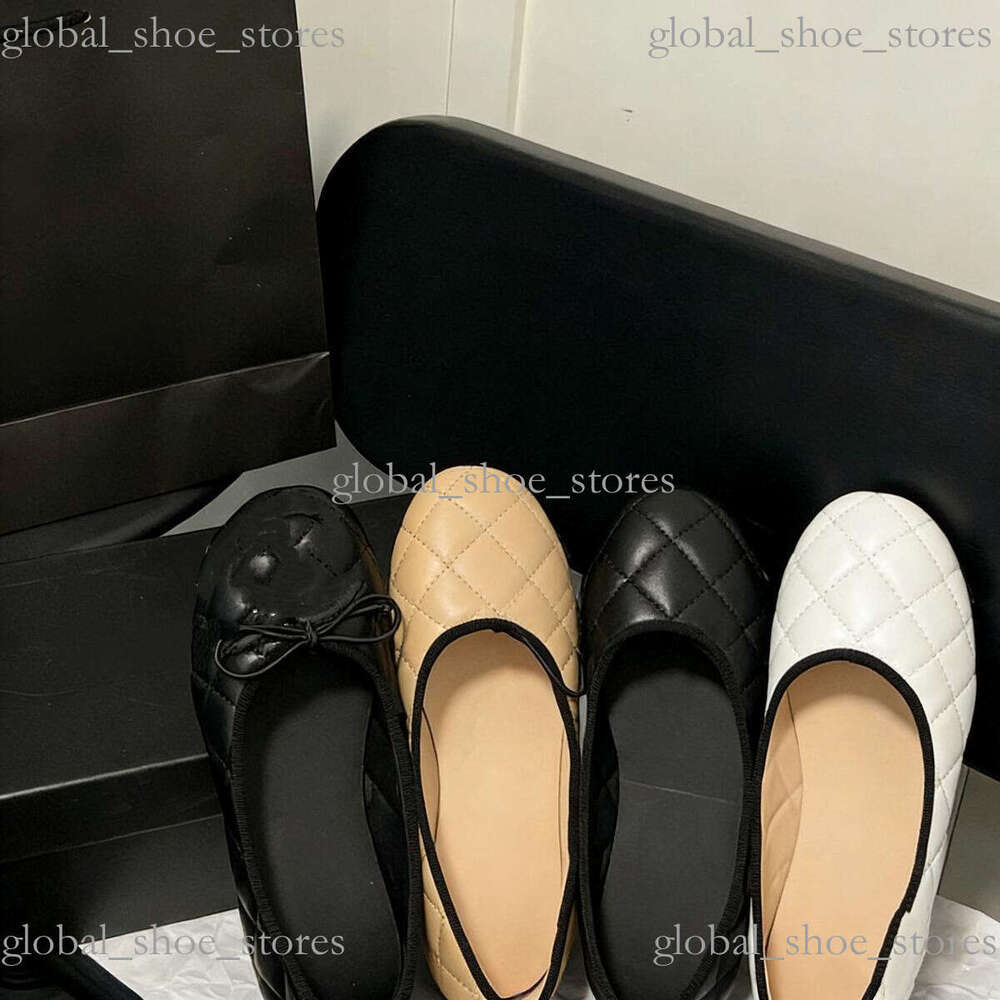 2025 New Bow Flat Shoes Sheepskin Versatile Flat Shoes, Ballet Shoes Girls Versatile Shoes Super Soft Genuine Leather CCCC