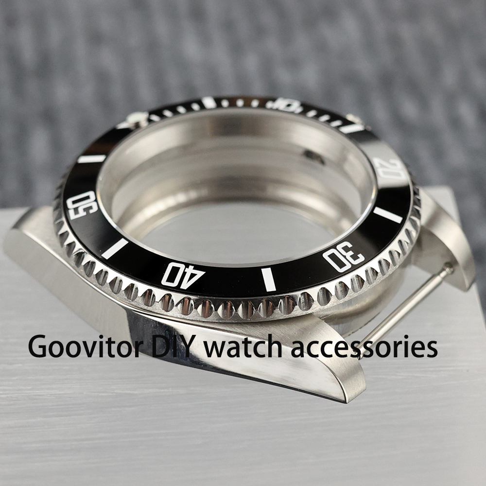 40MM NH35 Case Stainless steel Sapphire glass 100m waterproof for NH34 NH35 NH36 Movement 28.5mm Dial Submariner gmt Watch Case