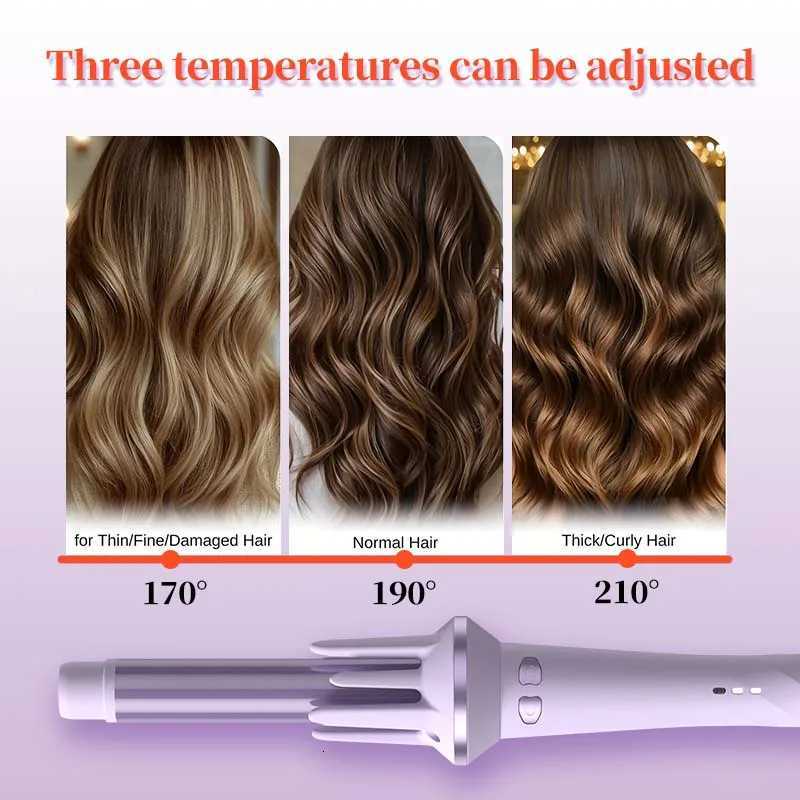Automatic Rotating Curling iron PTC heated Professional Curling iron Portable Air rotating negative ion wave curling ironT251210