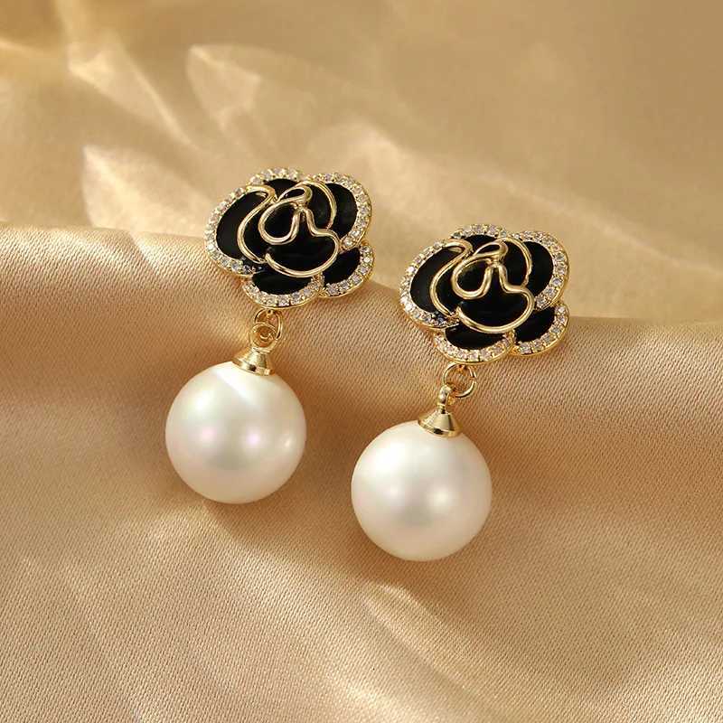New French Fashionable Luxury Gla lia Imitation Pearl Earrings Wens Gifts Banquet Jewelry 2025 Y251210