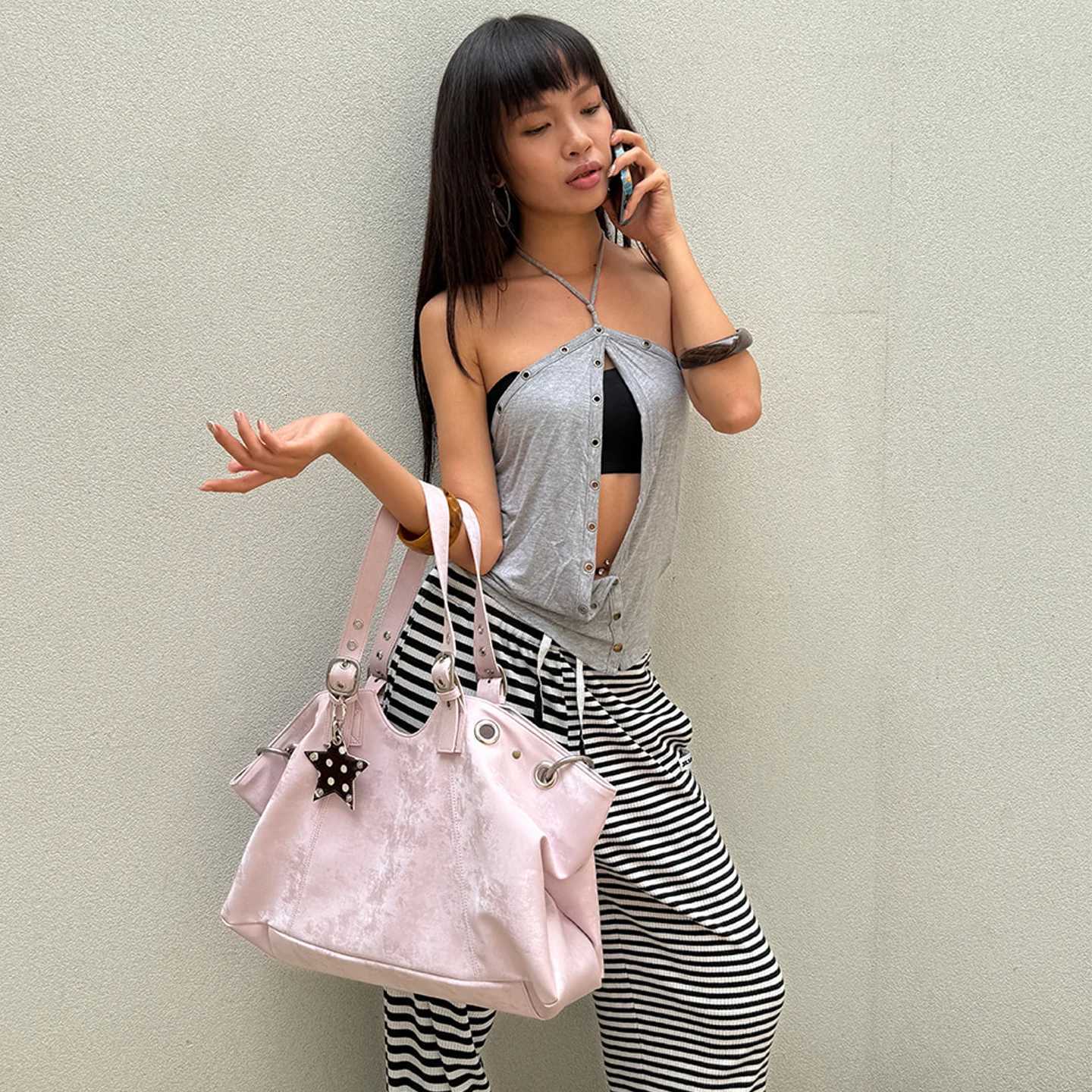 2025 new large-capacity tote bag wens high-end niche design shoder underarm bag Y251209