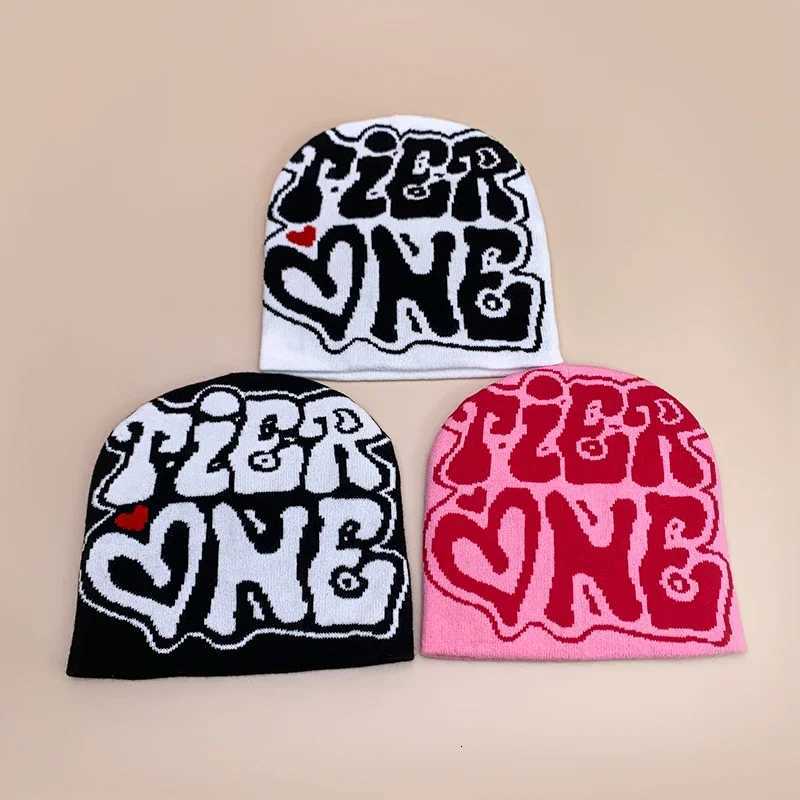 Luxury Letter Love Wool Knitted Hats Autumn and Winter Warm Hip Hop Beanies Comfortable Street Versatile Fashion Personal Color Block Y251209