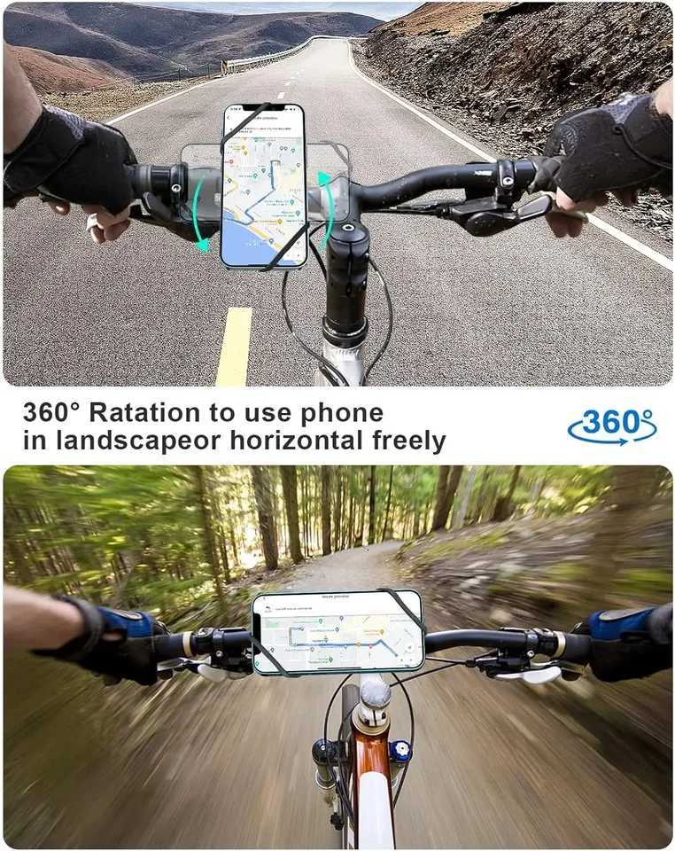 EWA Magnetic Bicycle Phone Holder Rotating Motorcycle Handlebar HolderBicycle Scooter Phone Clip for iPhone 16 Pro Max15 14 13 C251210
