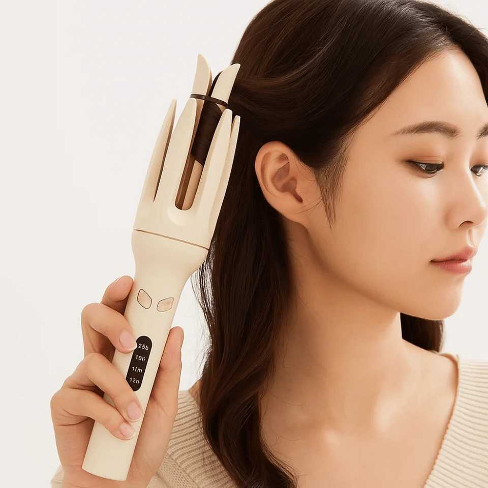 28mm Barrel Automatic Hair Curler Ceramic Coating Anti-Tangle Design Electric Curling Stick Quick StylingT251210