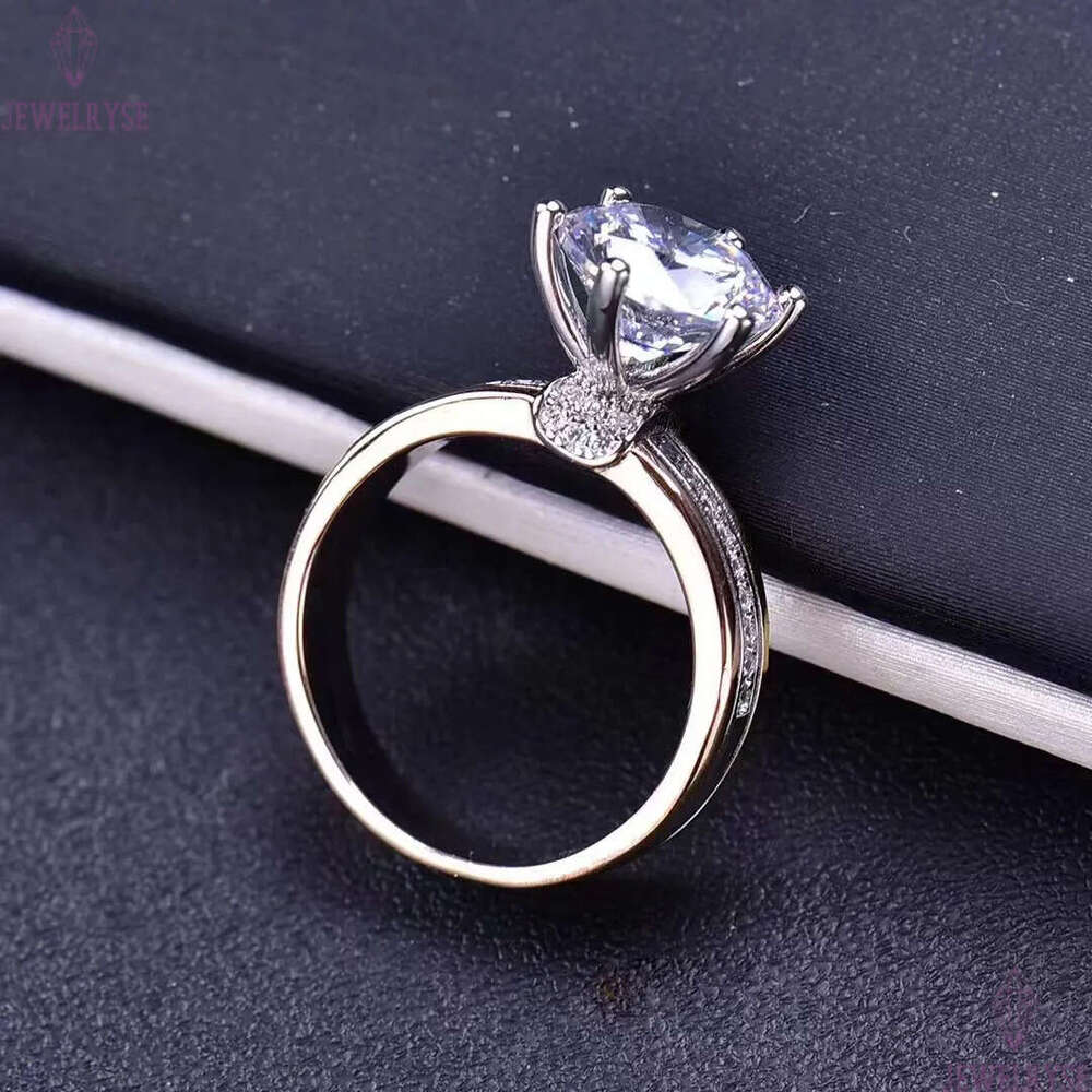 Hot Fashion Brand Designer Band Rings for Women 2 Colors Silver Shining Crystal Bling Diamond CZ Zircon Ring Party Wedding Jewelry